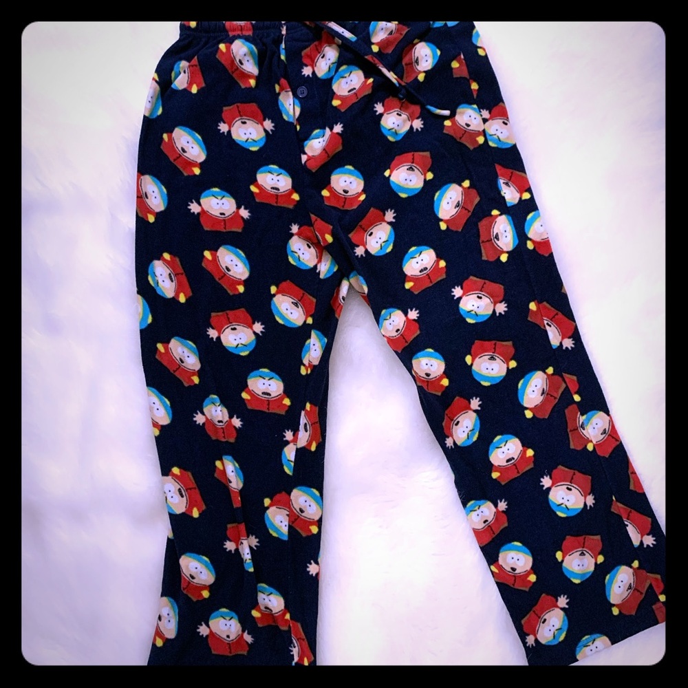 Fleece South Park pajama pants